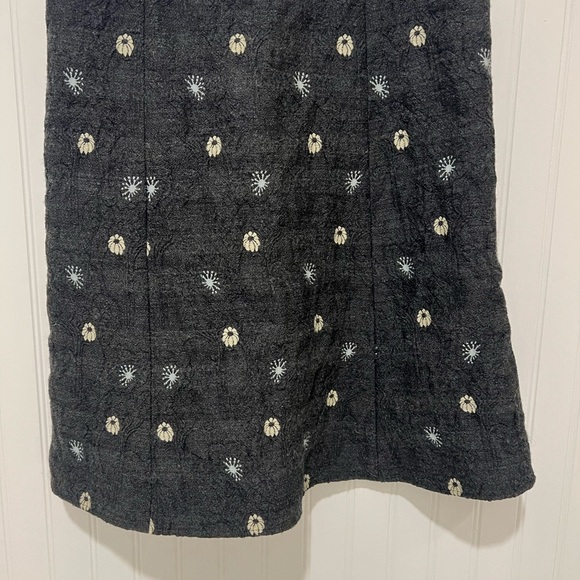 Emporio Armani Dresses & Skirts - Emporio Armani Gray Skirt with White Floral Accents